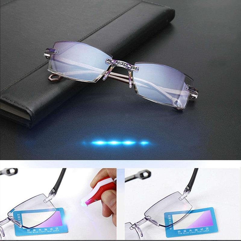 MOYOKA Anti Blue Reading Glasses Eyeglasses Proof Square Spectacles
