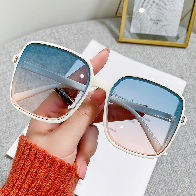 MOYOKA Retro Punk Eye Glasses Unisex Clear Square Sunglasses