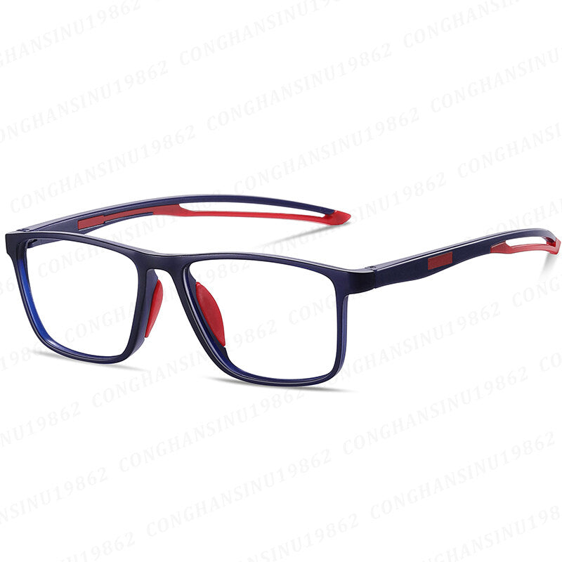 Sport Style Reading Glasses For Men Women Silicone TR90 Frame Anti Blue Light Glasses With Grade +100 To +400