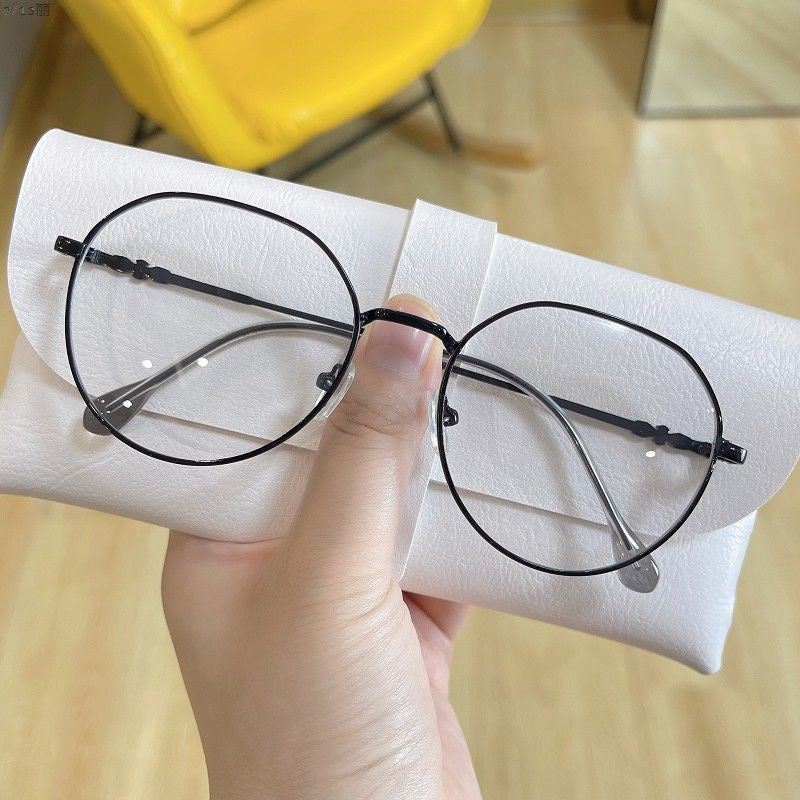 MOYOKA Retro Round Glasses Frame Anti-Blu-Ray Eyewear