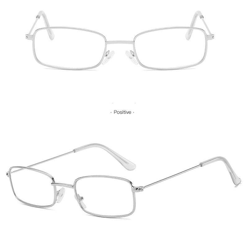 MOYOKA Retro Punk Eye Glasses Unisex Clear Square Sunglasses