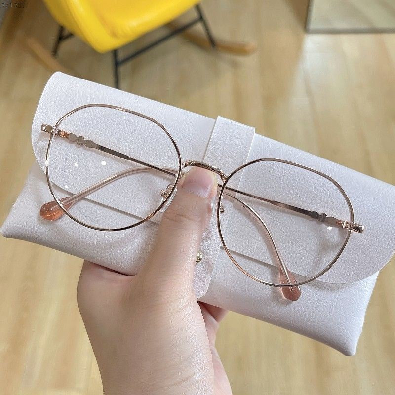 MOYOKA Retro Round Glasses Frame Anti-Blu-Ray Eyewear