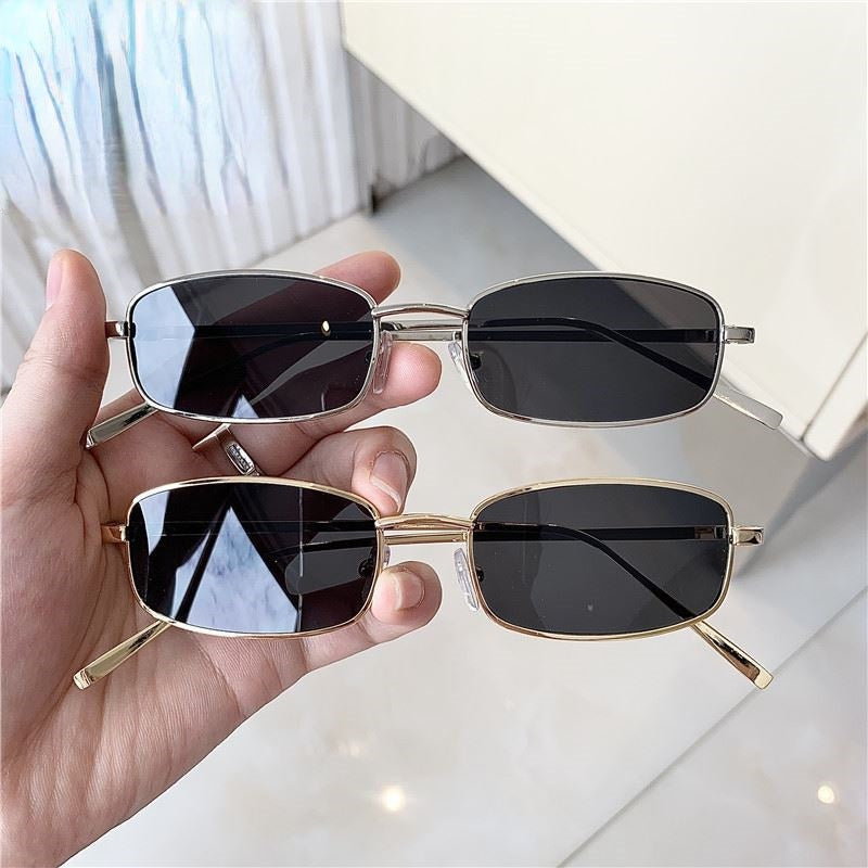 MOYOKA Retro Punk Eye Glasses Unisex Clear Square Sunglasses