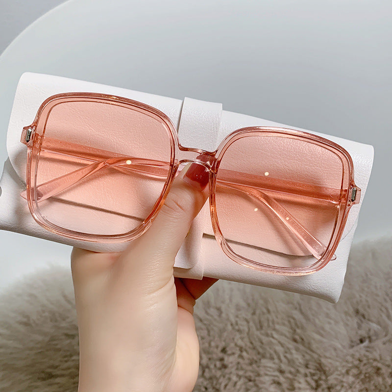 MOYOKA Retro Punk Eye Glasses Unisex Clear Square Sunglasses