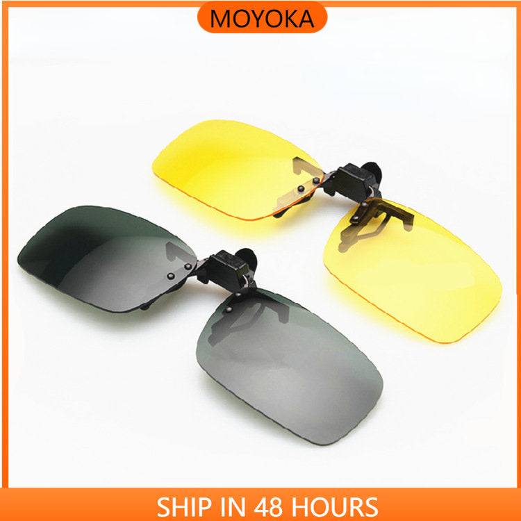 MOYOKA Polarized Sunglasses Driving/Outdoor Clip Night Vision Foldable