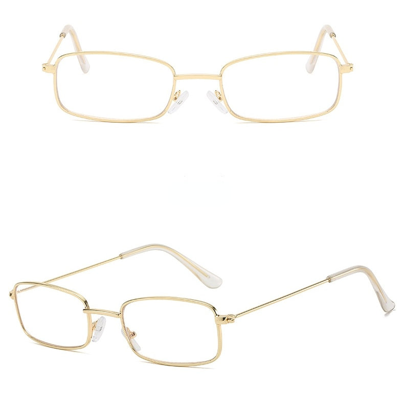 MOYOKA Retro Punk Eye Glasses Unisex Clear Square Sunglasses