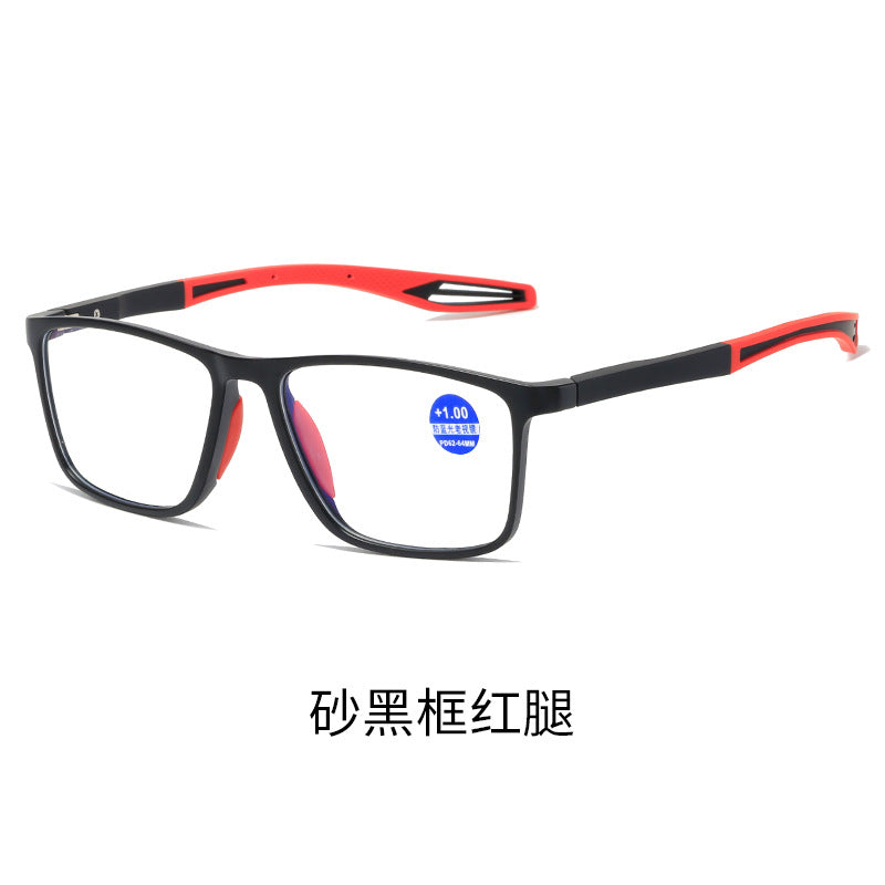 MOYOKA HD Anti-blue Light Reading Sports Eyewear TR90 Eyeglasses +1.00 +1.5 0 +2.00 +2.50 +3.00 +3.50 +4.00