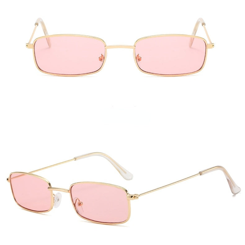 MOYOKA Retro Punk Eye Glasses Unisex Clear Square Sunglasses