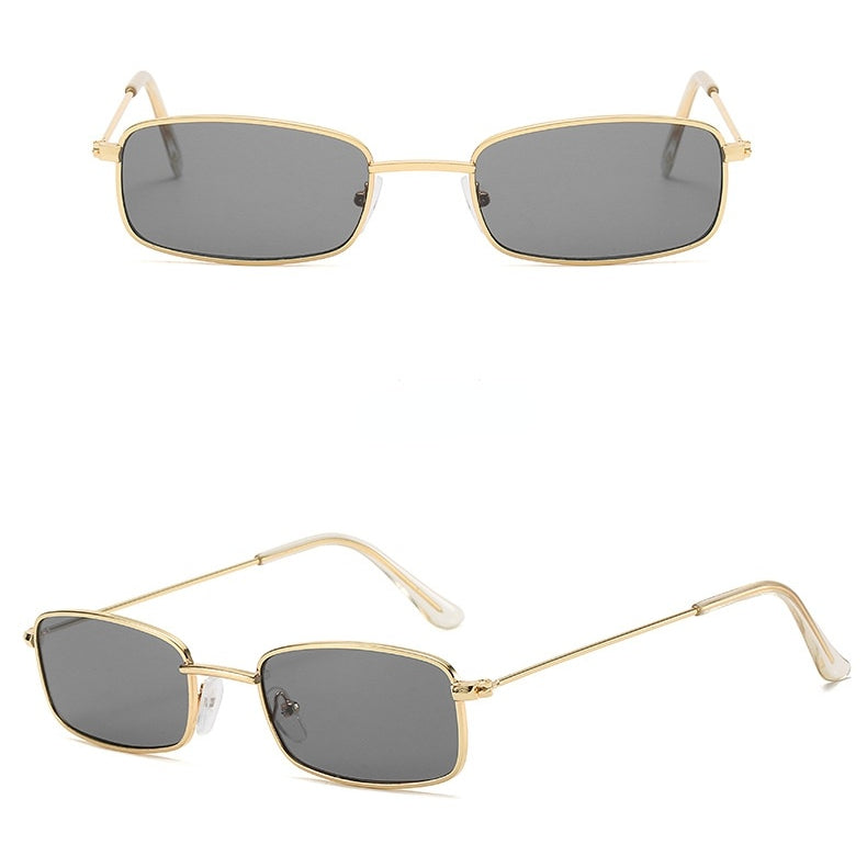 MOYOKA Retro Punk Eye Glasses Unisex Clear Square Sunglasses