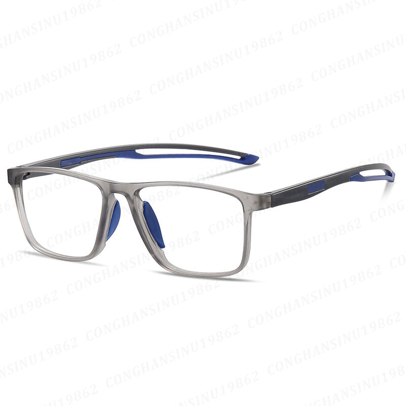 Sport Style Reading Glasses For Men Women Silicone TR90 Frame Anti Blue Light Glasses With Grade +100 To +400