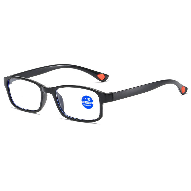 MOYOKA HD Anti-blue Light Reading Sports Eyewear TR90 Eyeglasses +1.00 +1.5 0 +2.00 +2.50 +3.00 +3.50 +4.00