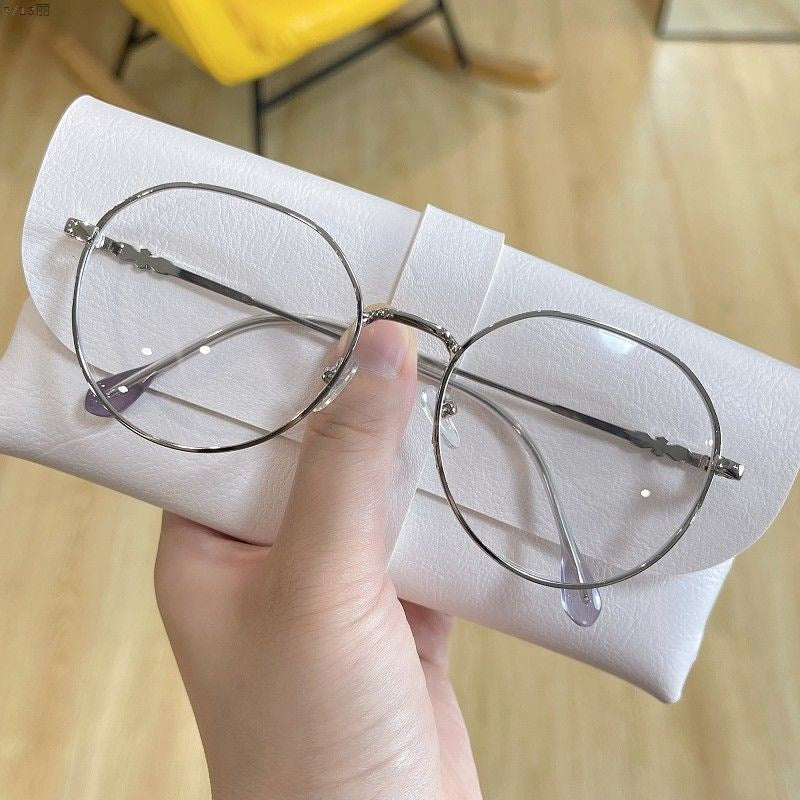 MOYOKA Retro Round Glasses Frame Anti-Blu-Ray Eyewear