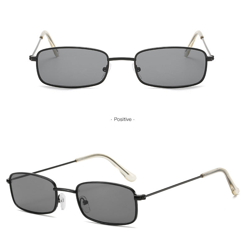 MOYOKA Retro Punk Eye Glasses Unisex Clear Square Sunglasses