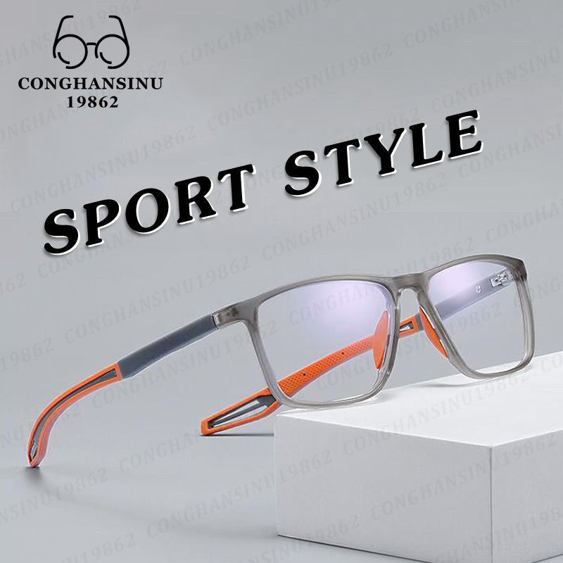 Sport Style Reading Glasses For Men Women Silicone TR90 Frame Anti Blue Light Glasses With Grade +100 To +400