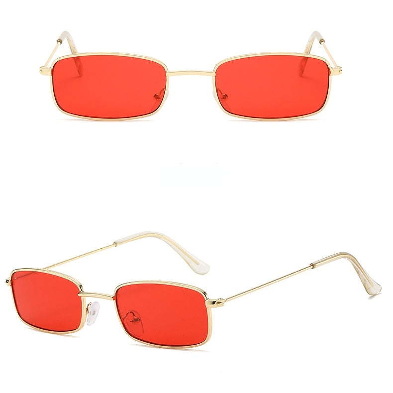 MOYOKA Retro Punk Eye Glasses Unisex Clear Square Sunglasses