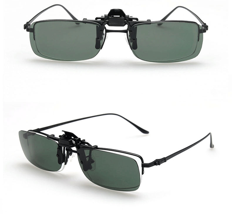 MOYOKA Polarized Sunglasses Driving/Outdoor Clip Night Vision Foldable