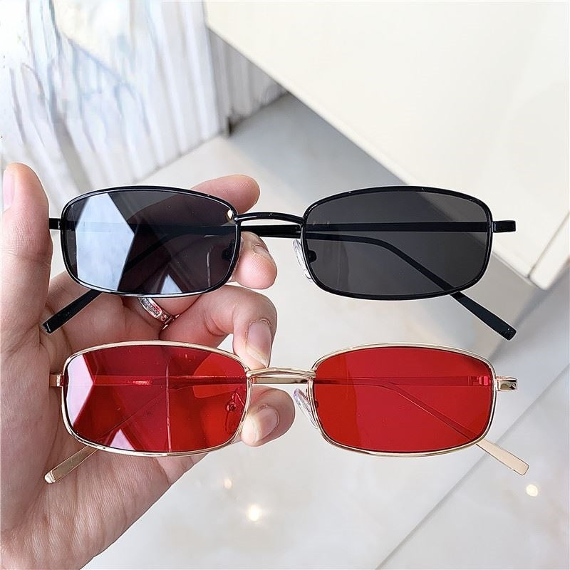 MOYOKA Retro Punk Eye Glasses Unisex Clear Square Sunglasses