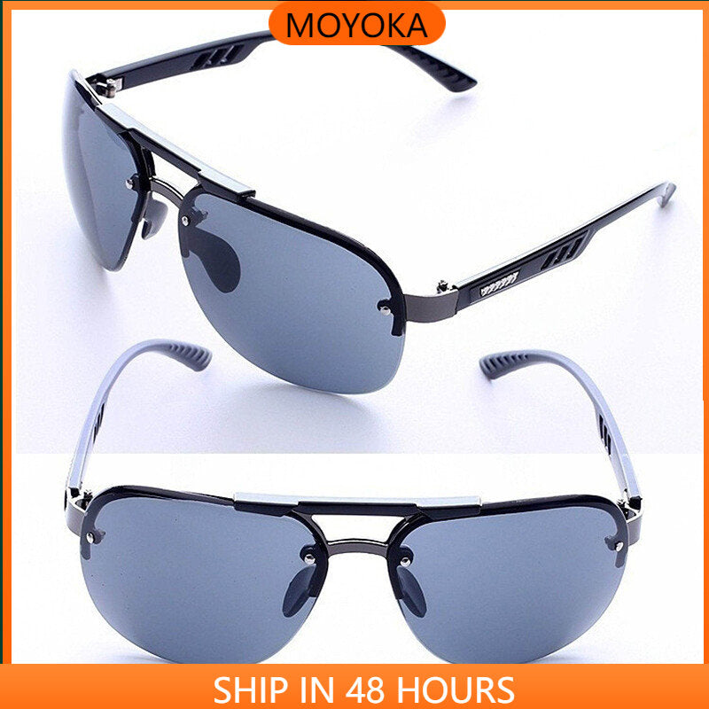 MOYOKA Rimless Sunglasses UV400 Polarized Driving
