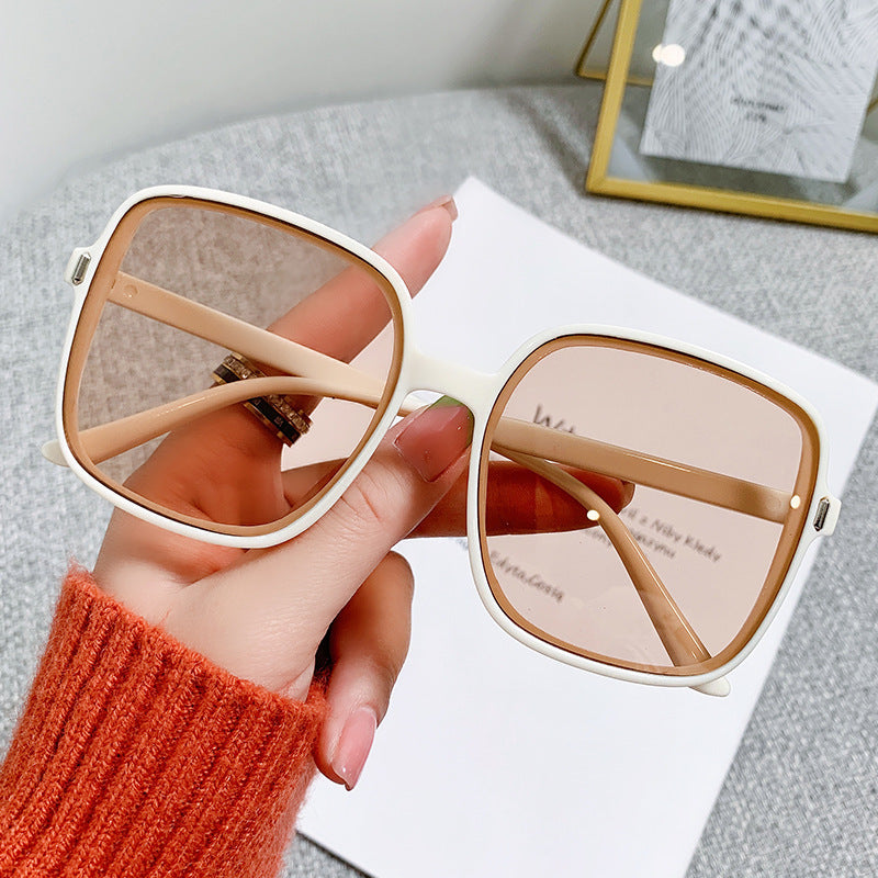 MOYOKA Retro Punk Eye Glasses Unisex Clear Square Sunglasses