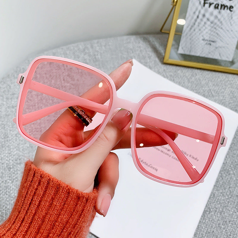 MOYOKA Retro Punk Eye Glasses Unisex Clear Square Sunglasses